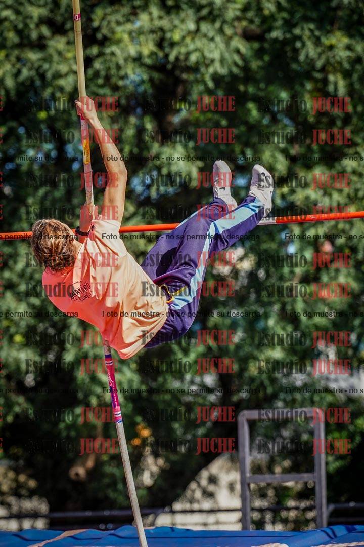 Fotos del salto con garrocha de mujeres y varones