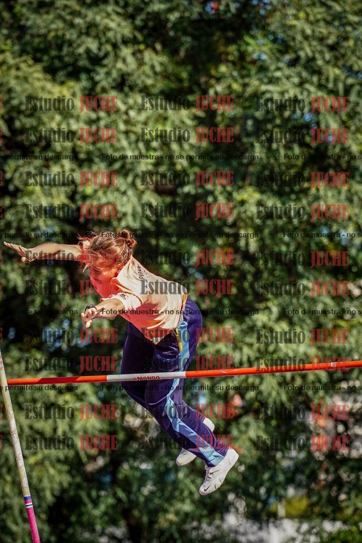 Fotos del salto con garrocha de mujeres y varones