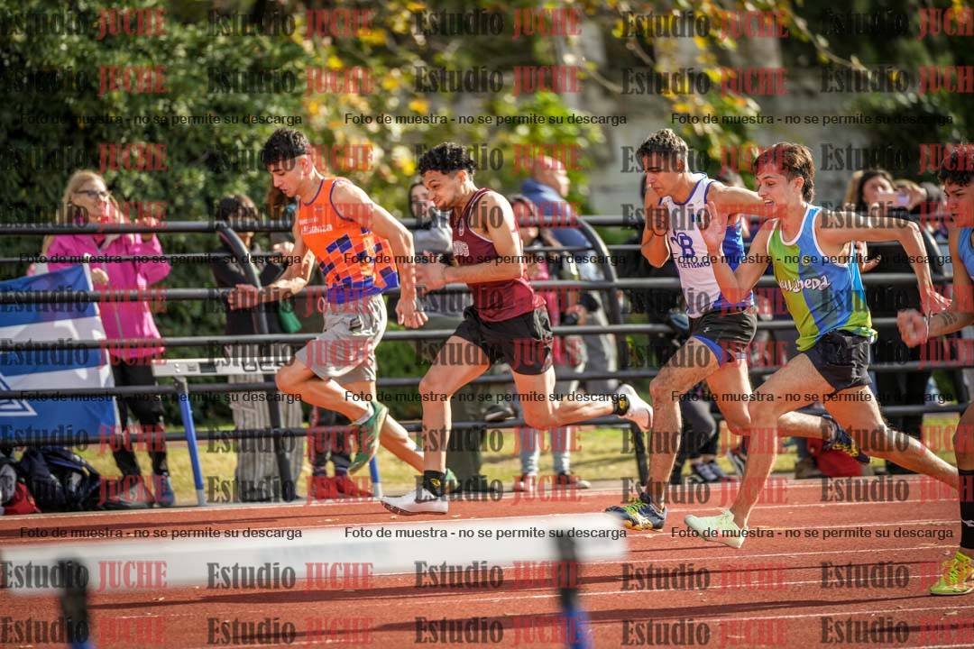 Fotos de los 100 m llanos de varones