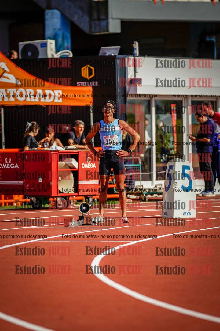 Fotos de los 400 m llanos de varones