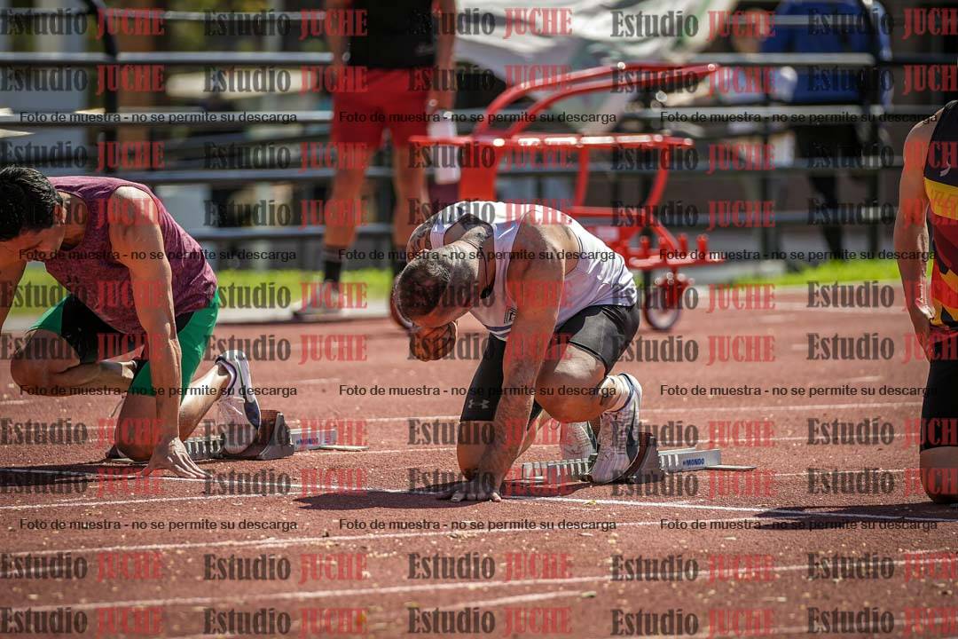 Fotos de los 100 m llanos de varones