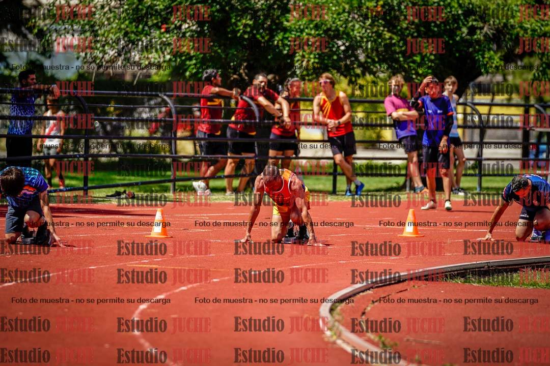 Fotos de los 200 m llanos de varones