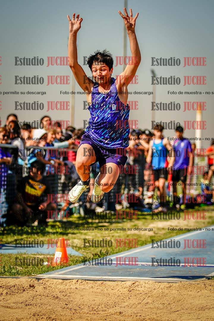 Fotos del salto en largo de varones