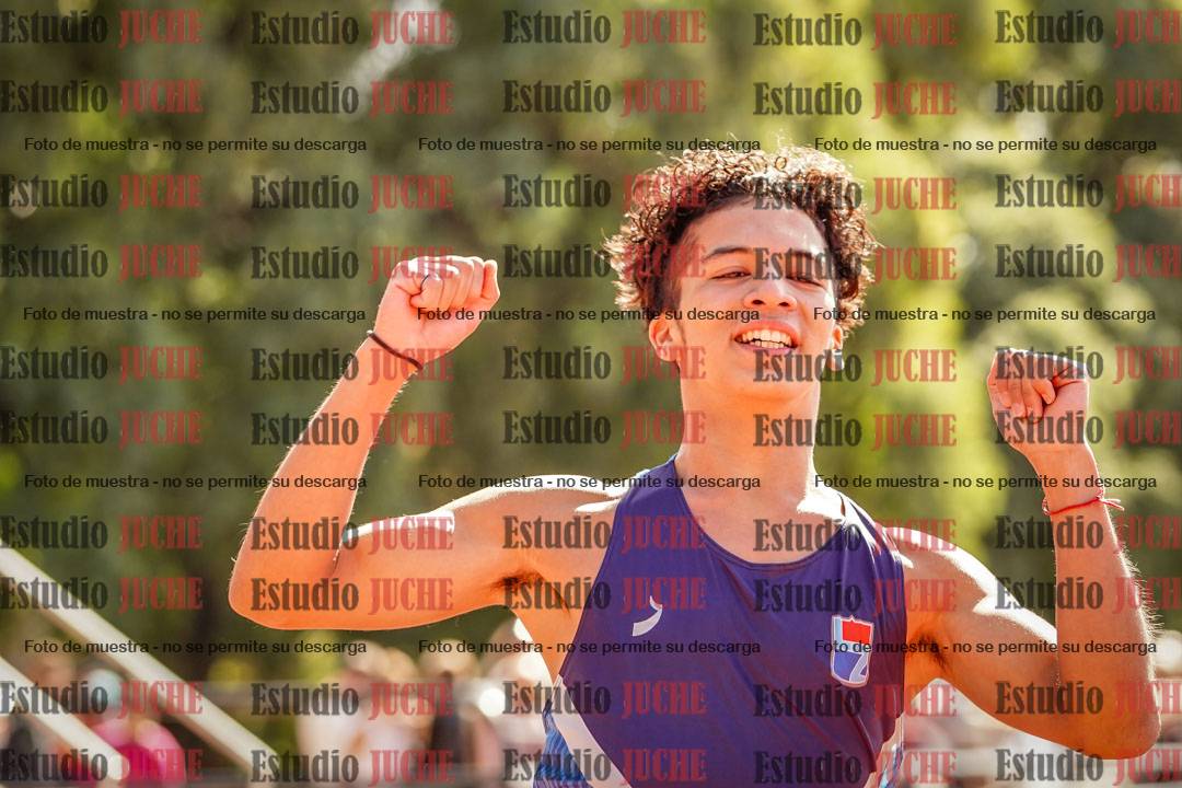 Fotos de los 100 m llanos de varones