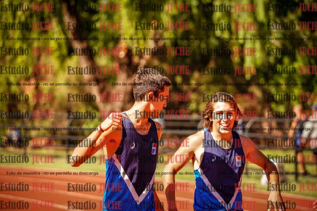 Fotos de los 100 m llanos de varones