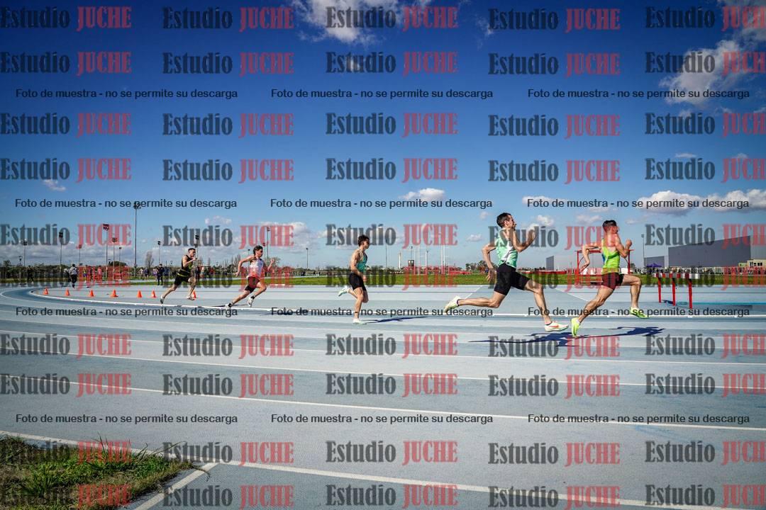 Fotos de los 200 m llanos de varones