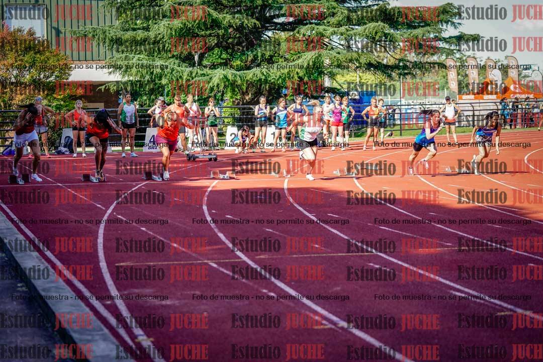 Fotos de los 100 m llanos de mujeres
