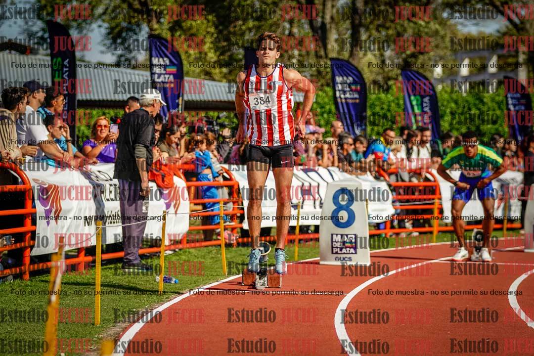 Fotos de los 400 m llanos de varones