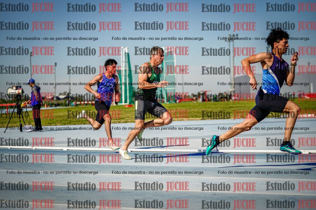 Fotos de los 200 m de varones