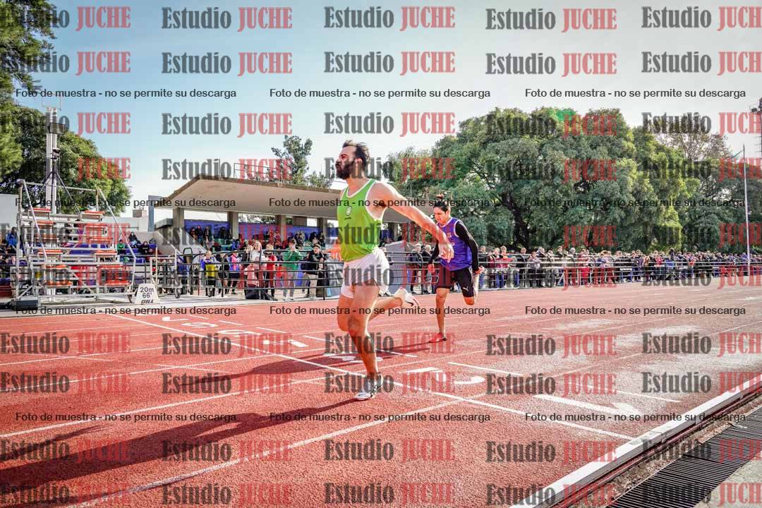 Fotos de los 100 m llanos de varones