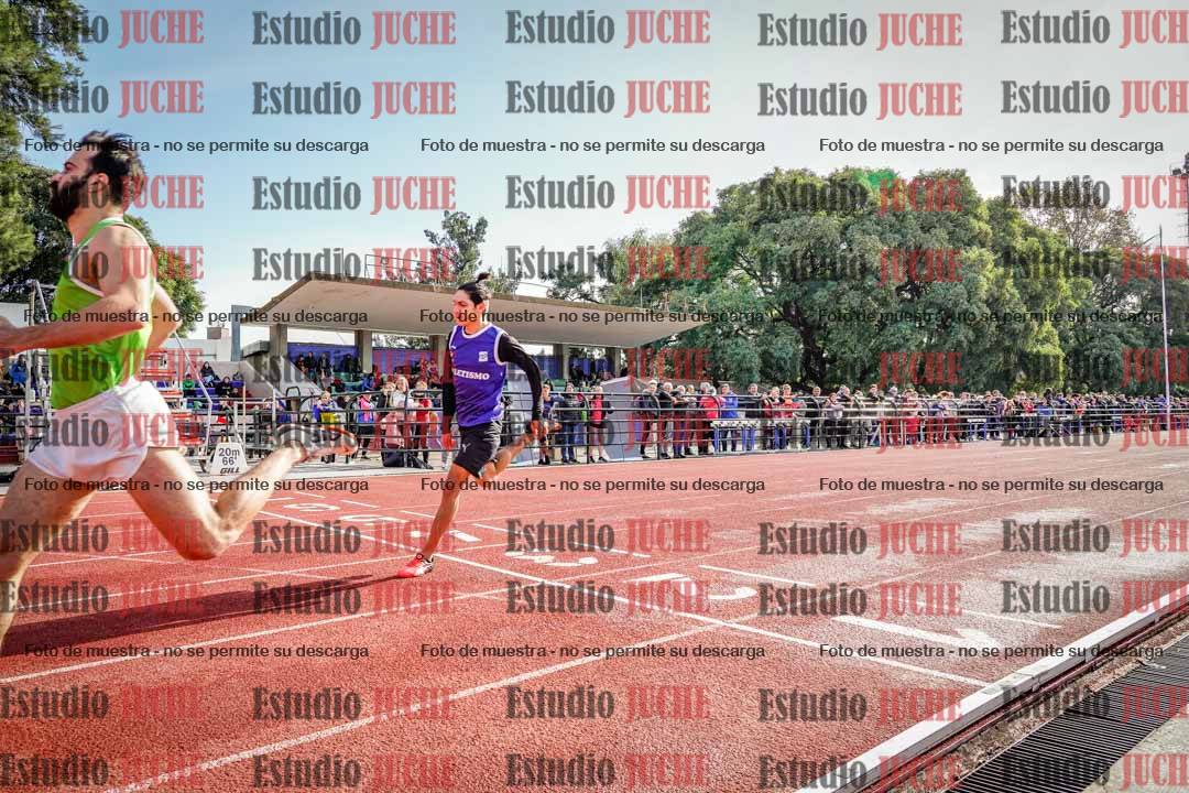 Fotos de los 100 m llanos de varones