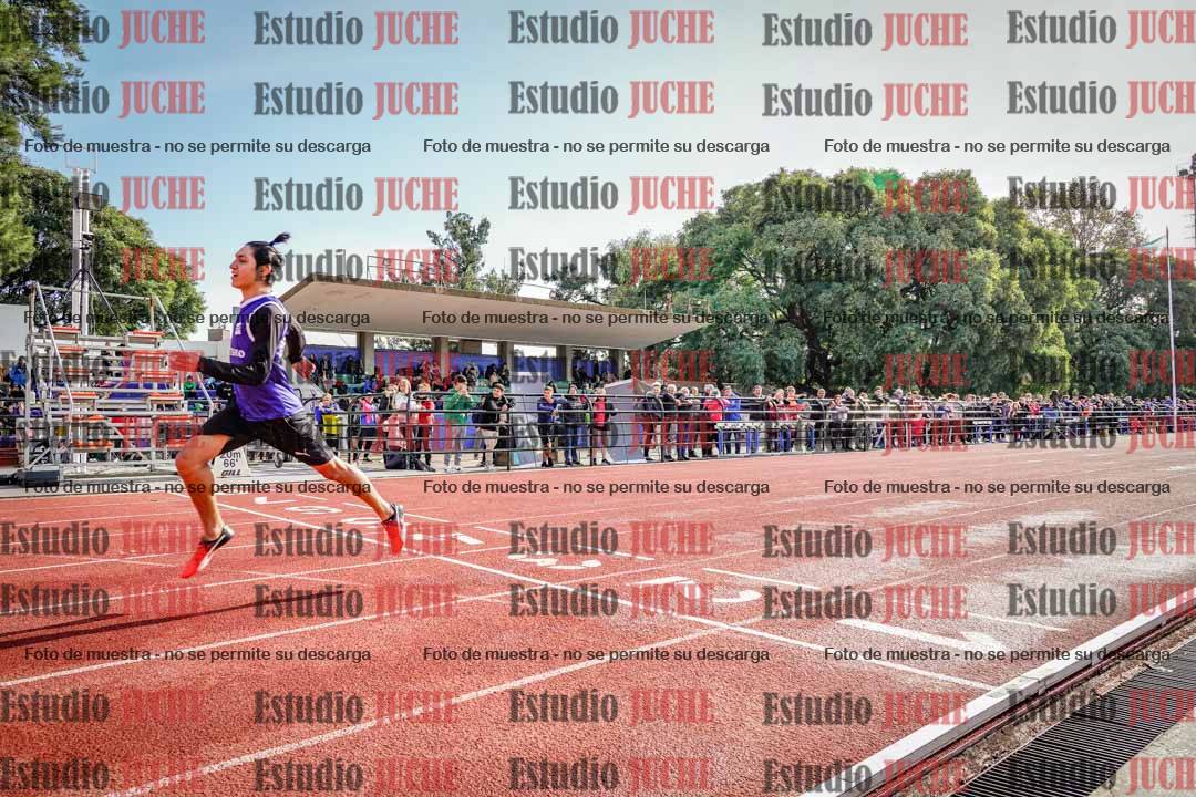 Fotos de los 100 m llanos de varones