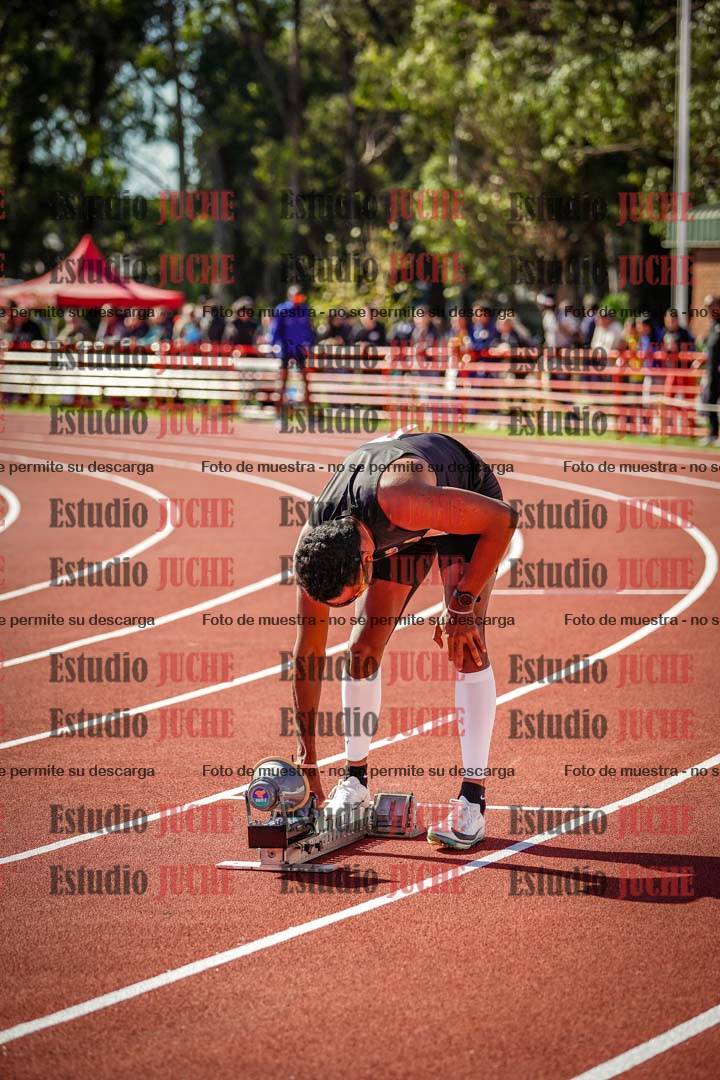 Fotos de los 400 m llanos de varones - FINAL