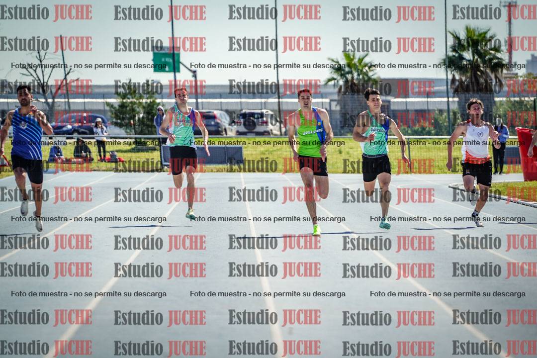 Fotos de los 200 m llanos de varones