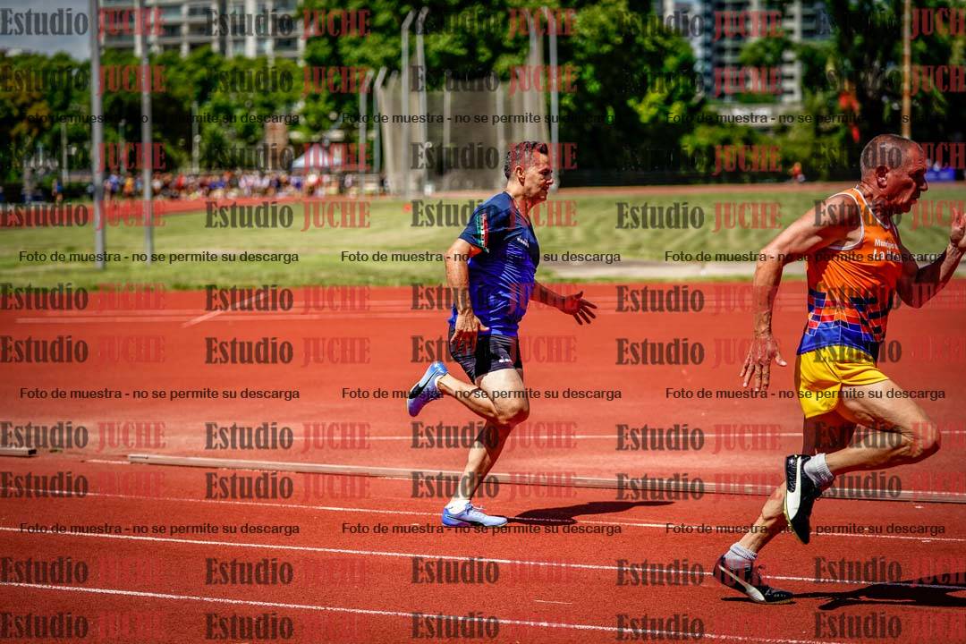 Fotos de los 200 m llanos de varones