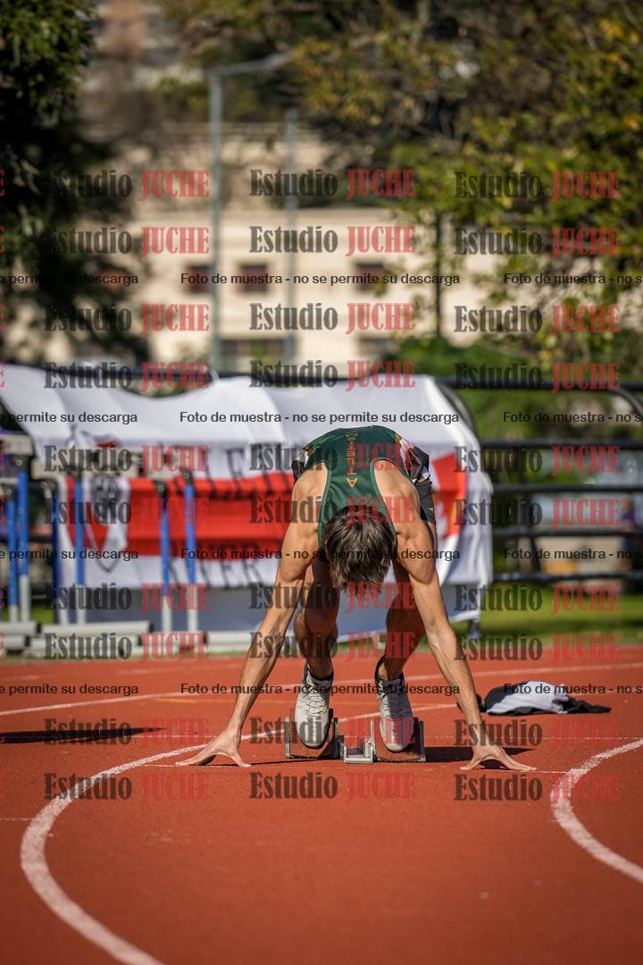 Fotos de los 200 m llanos de varones