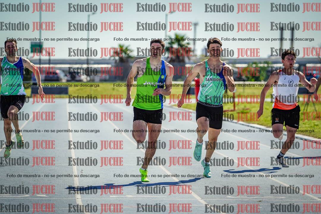 Fotos de los 200 m llanos de varones