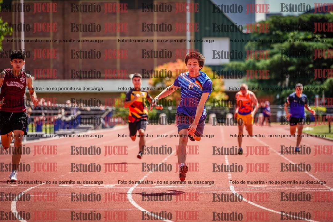 Fotos de los 200 m llanos de varones