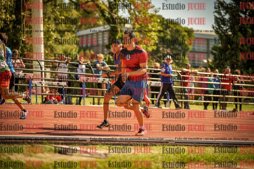 Fotos de los 100 m llanos de varones