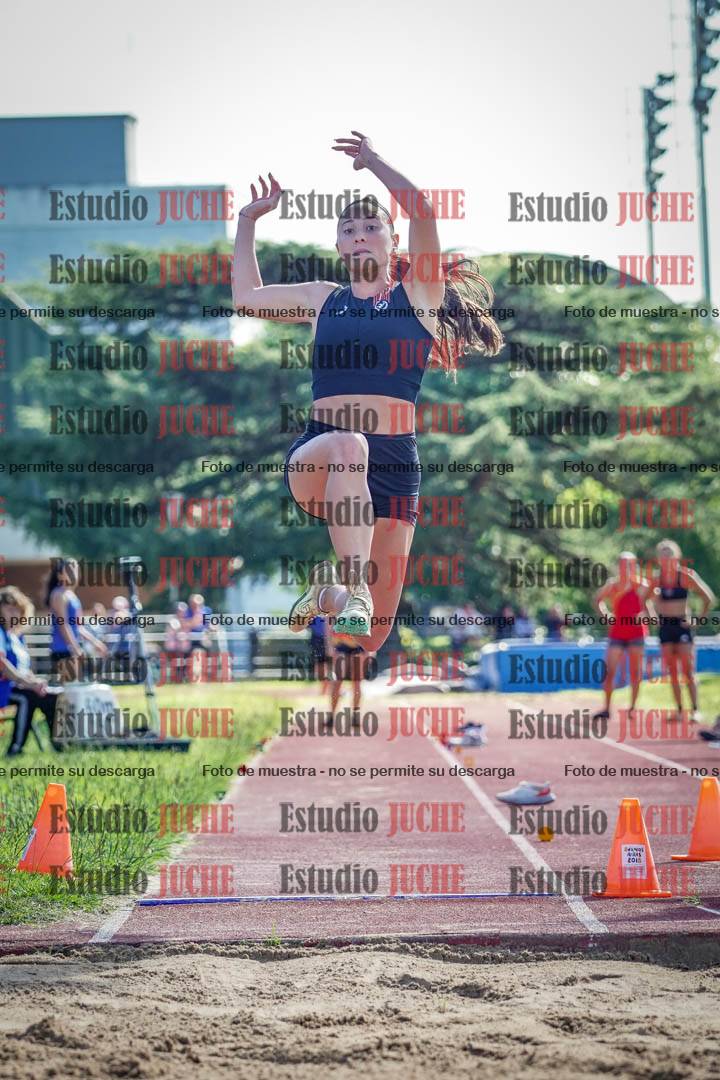 Fotos del salto en largo de mujeres