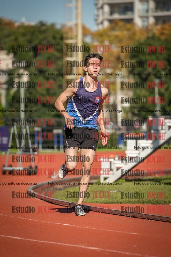 Fotos de los 200 m llanos de varones