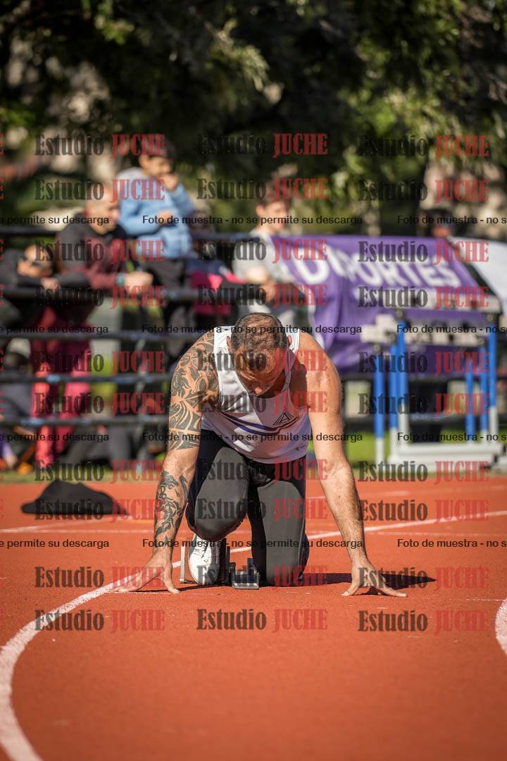 Fotos de los 200 m llanos de varones