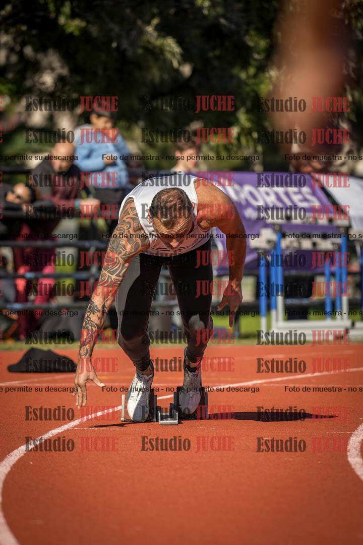 Fotos de los 200 m llanos de varones