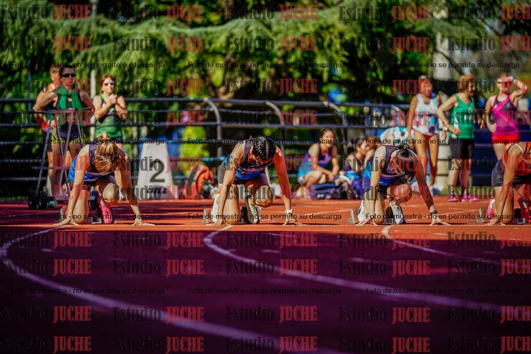 Fotos de los 100 m llanos de mujeres