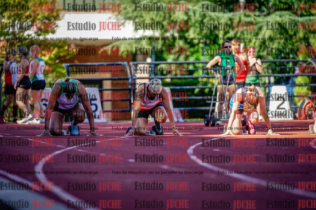 Fotos de los 100 m llanos de mujeres