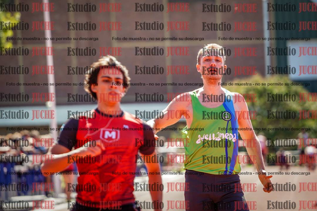 Fotos de los 100 m llanos de varones