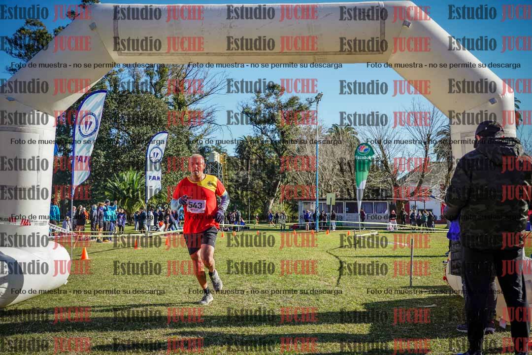 Fotos de la llegada del cross de 4000 m - varones