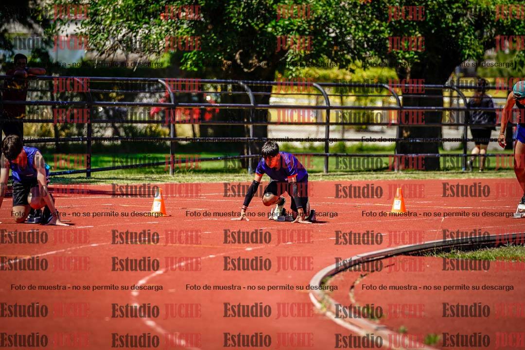 Fotos de los 200 m llanos de varones
