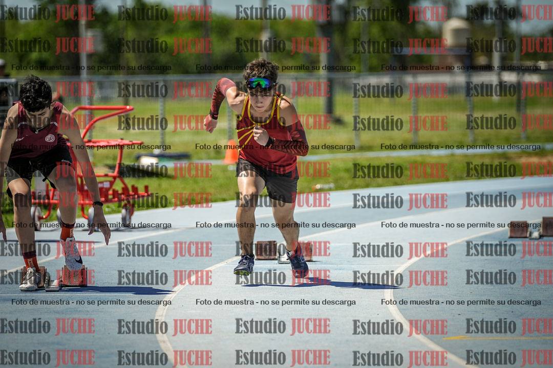 Fotos de los 200 m llanos de varones
