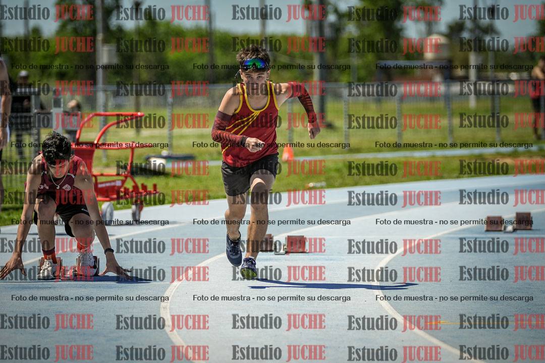 Fotos de los 200 m llanos de varones