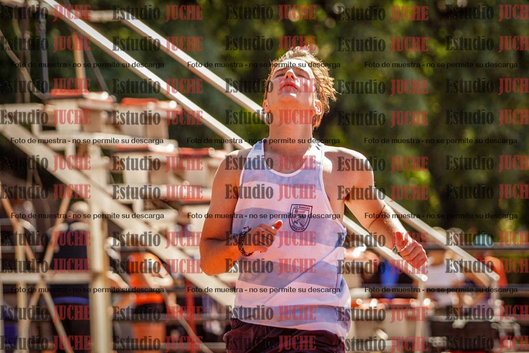 Fotos de los 100 m llanos de varones