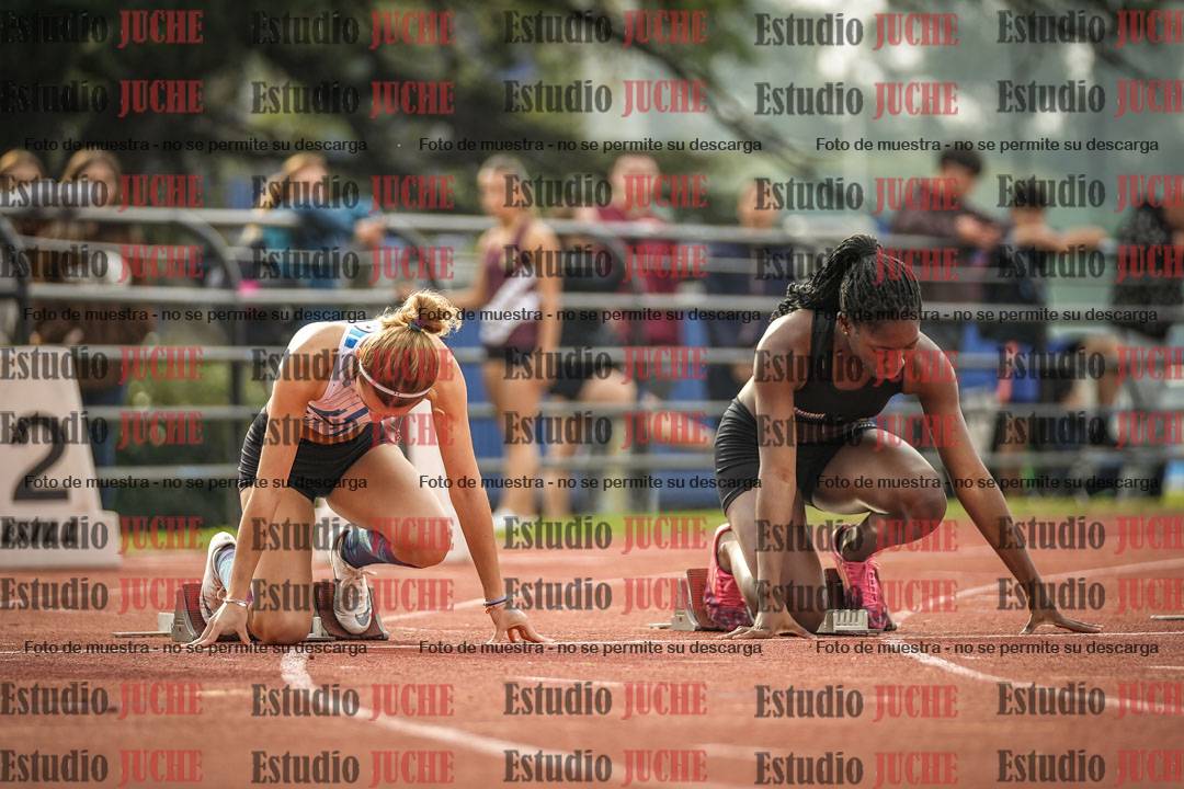 Fotos de los 100 m llanos de mujeres