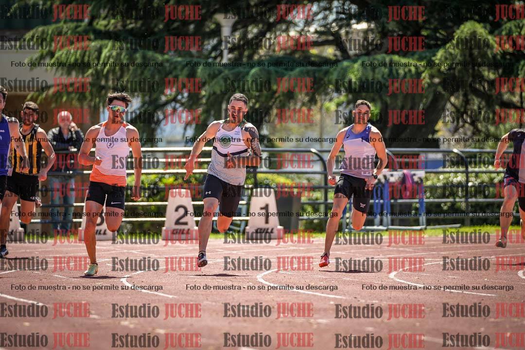 Fotos de los 200 m llanos de varones