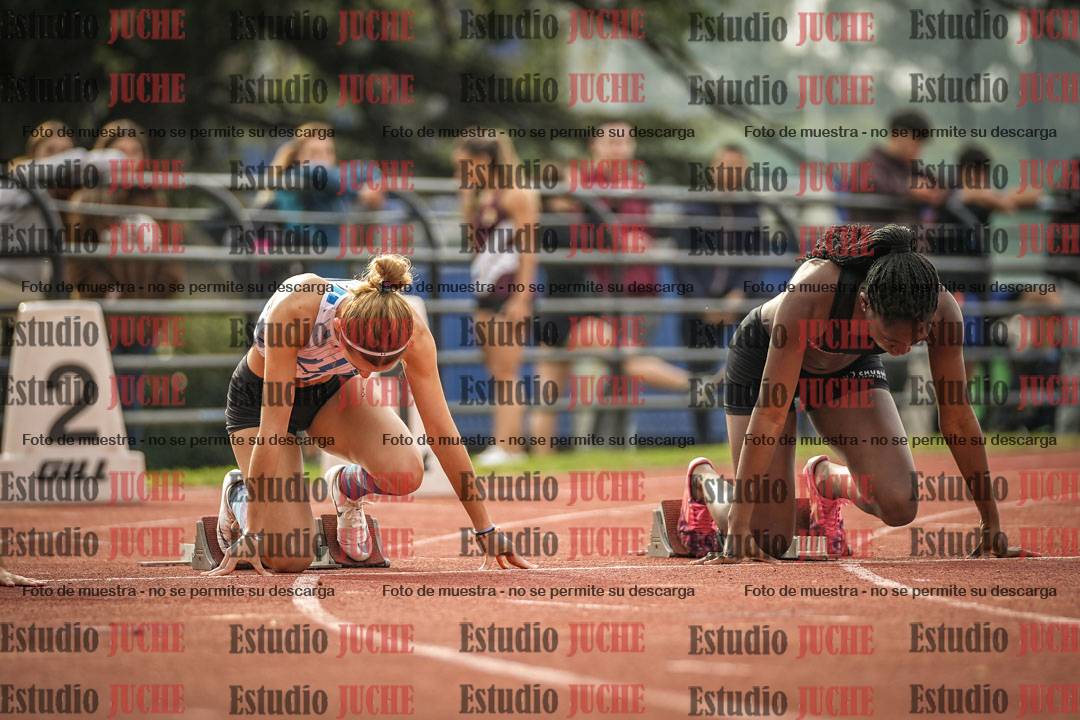 Fotos de los 100 m llanos de mujeres