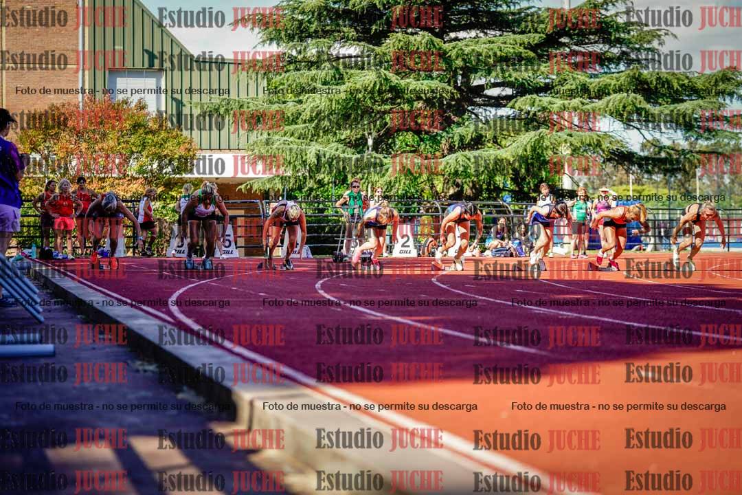 Fotos de los 100 m llanos de mujeres
