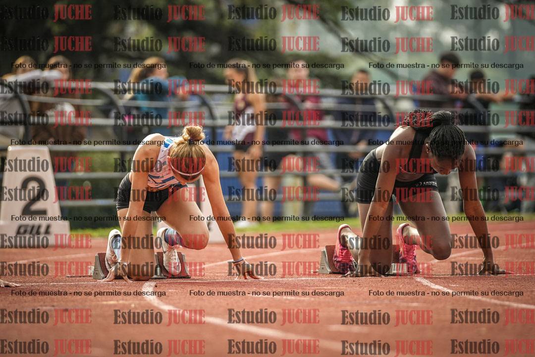 Fotos de los 100 m llanos de mujeres