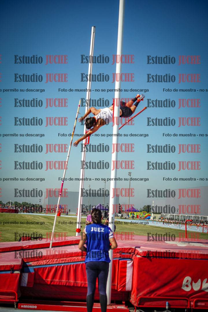 Fotos del salto con garrocha de mujeres y varones