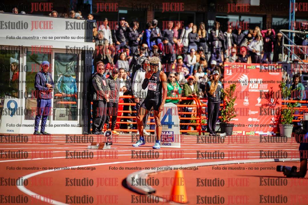 Fotos de los 400 m llanos de varones - FINAL