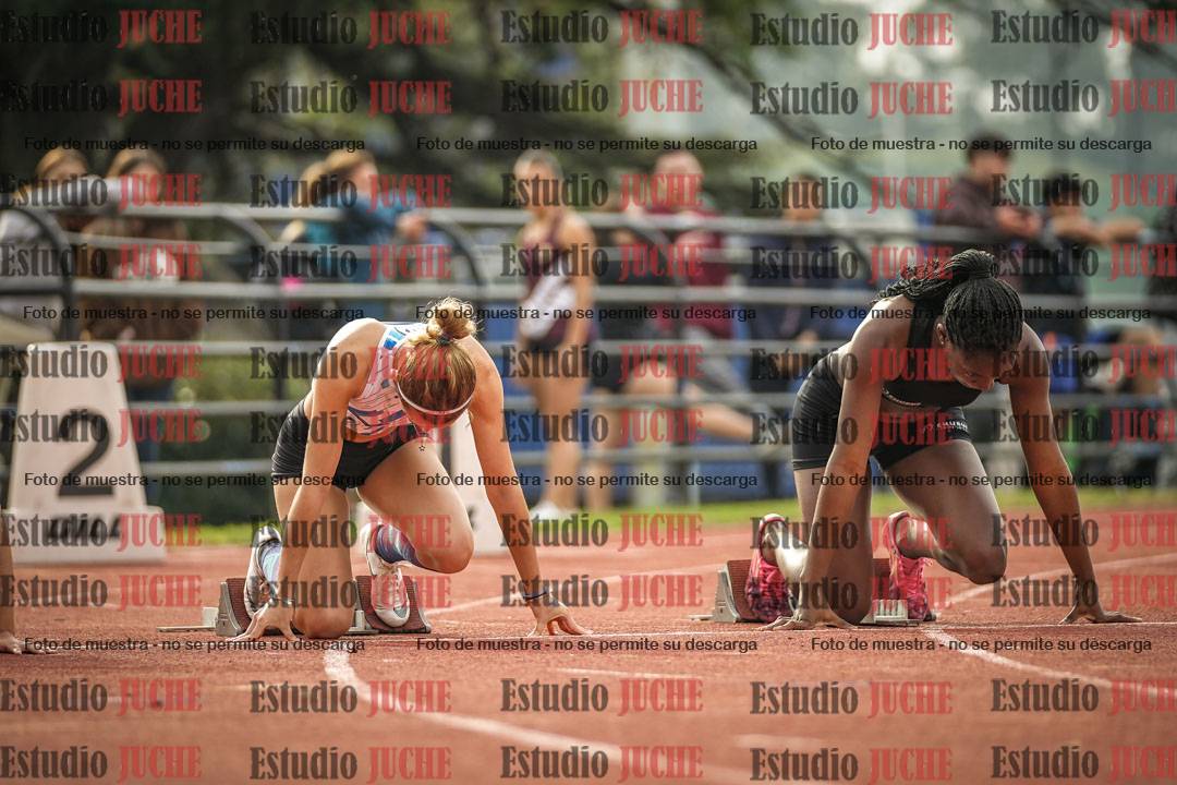 Fotos de los 100 m llanos de mujeres