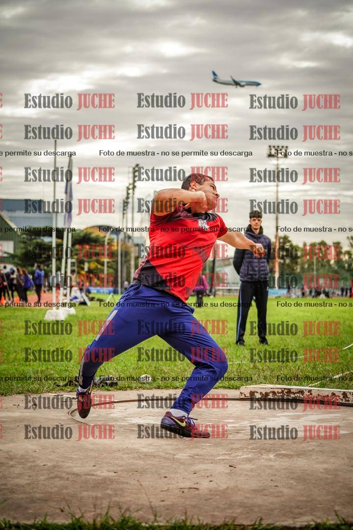 Fotos del lanzamiento de bala de varones