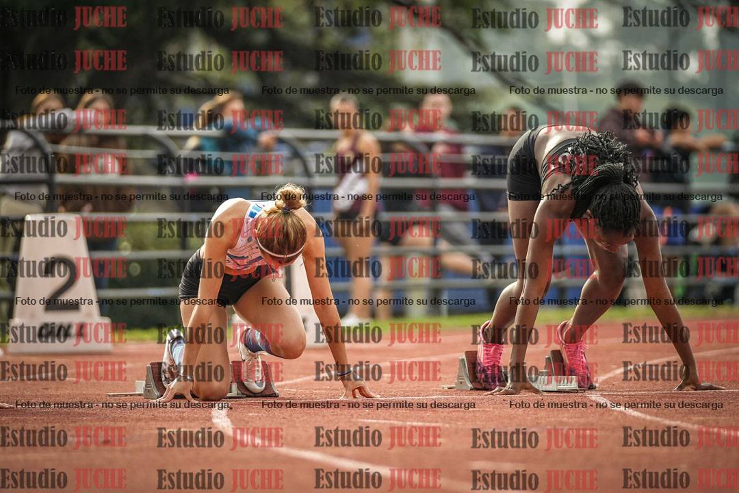 Fotos de los 100 m llanos de mujeres