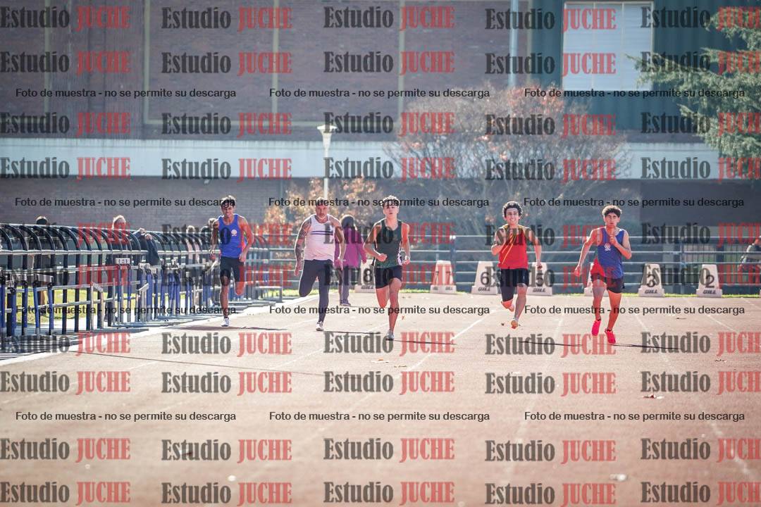 Fotos de los 200 m llanos de varones