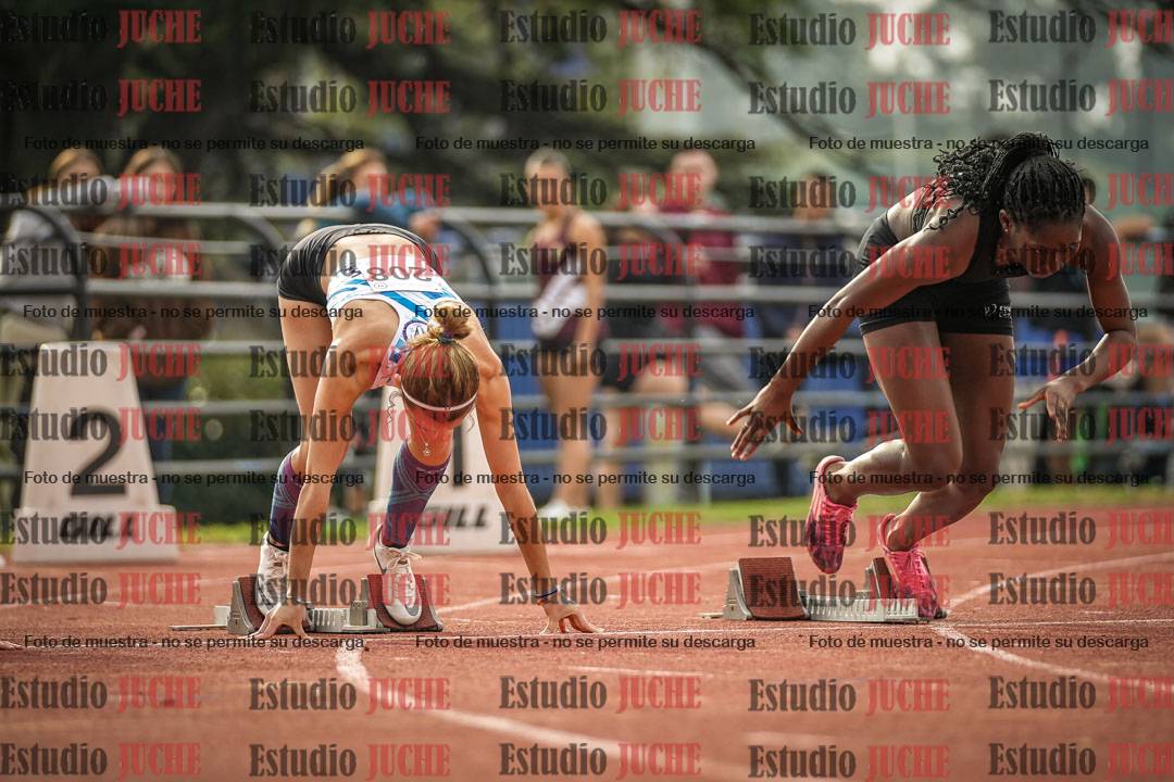 Fotos de los 100 m llanos de mujeres