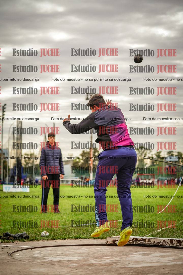 Fotos del lanzamiento de bala de varones