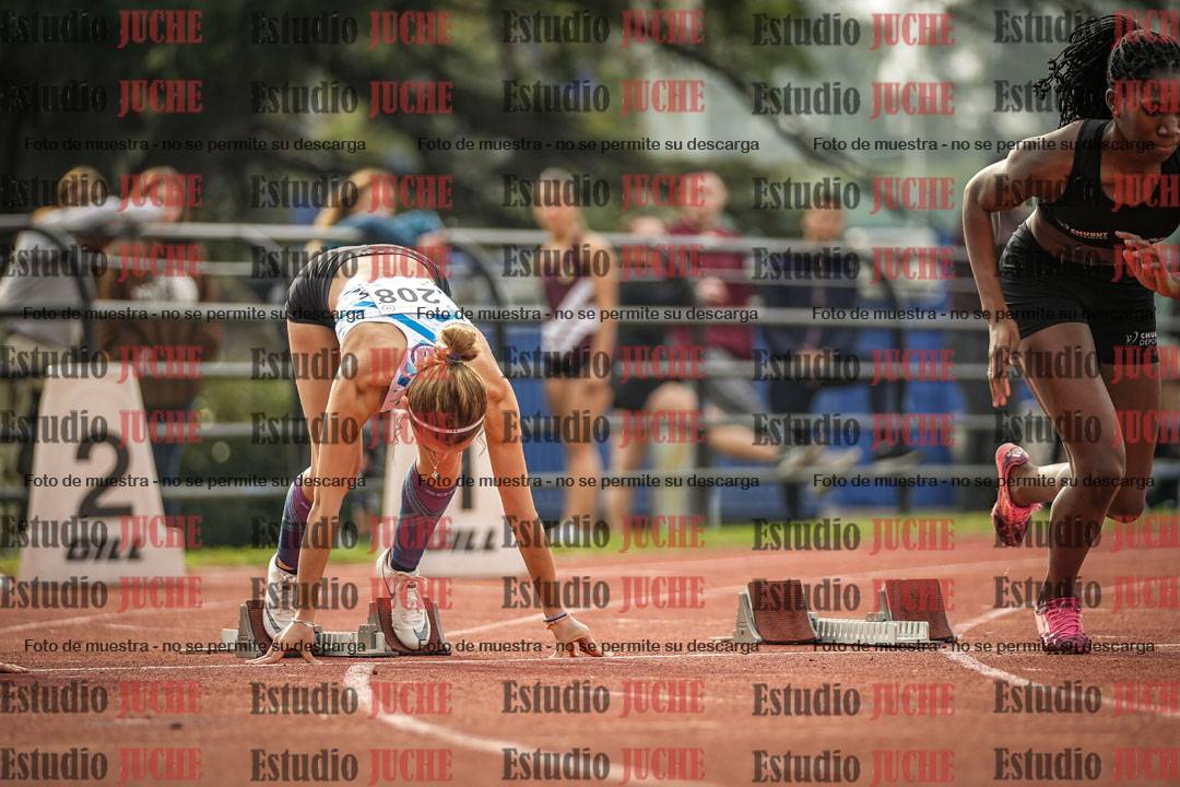 Fotos de los 100 m llanos de mujeres