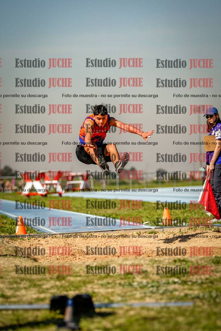 Fotos del salto en largo de varones